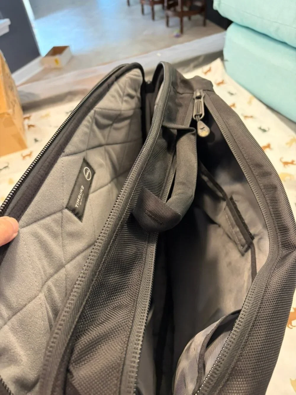 Timbuk2 Laptop Backpack/Messenger Bag – Black – Padded Laptop Sleeve
